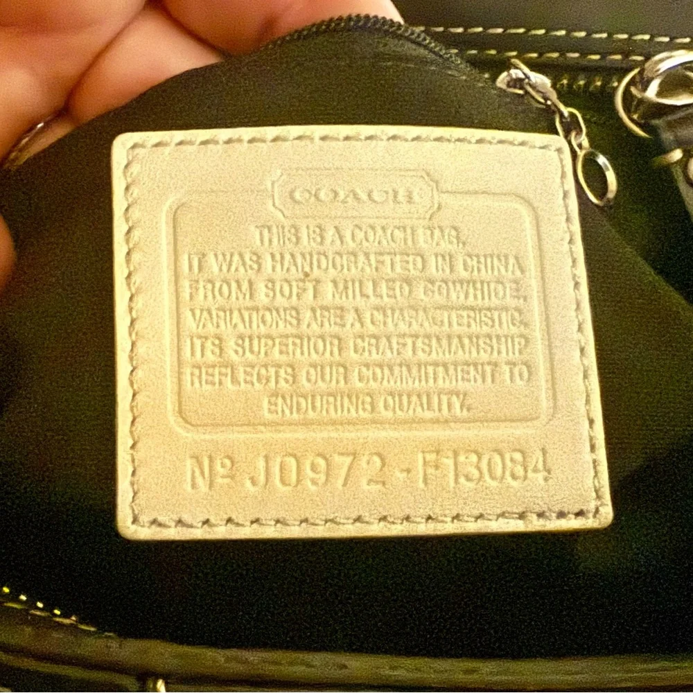 Coach leather satchel